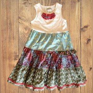 PENDING Matilda Jane Country Fields Dress Secret Fields Size 8 ADORABLE Like New